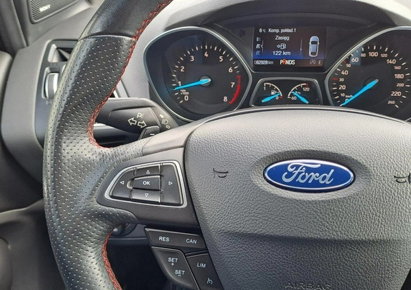 Ford Kuga cena 109900 przebieg: 62928, rok produkcji 2019 z Warszawa małe 407
